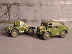 Dinky Toys Armoured Car and Field Artillery Tractor
