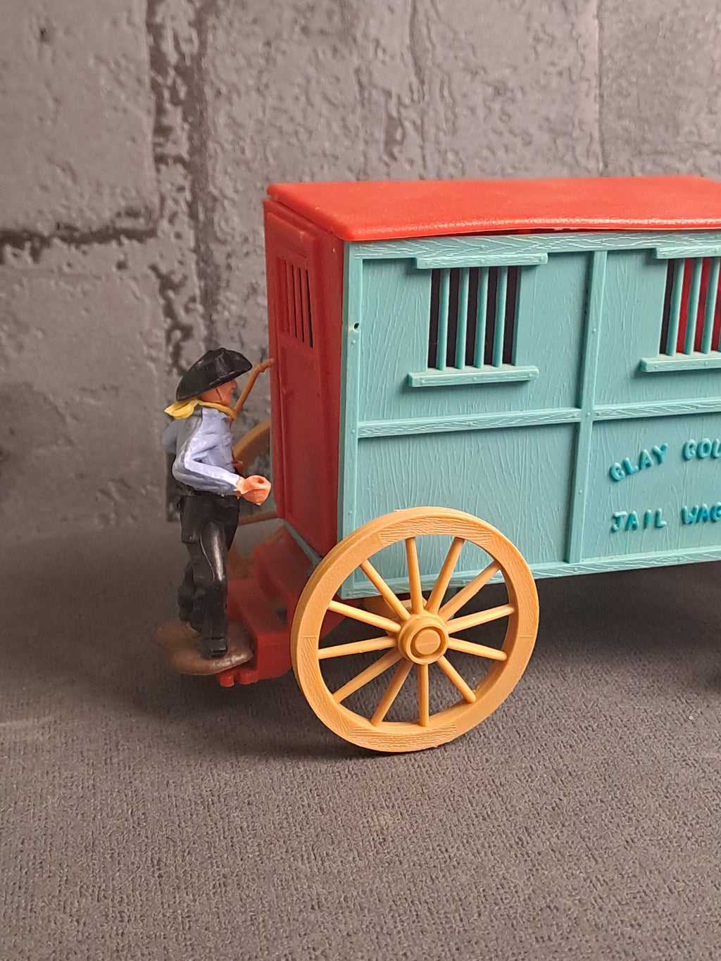 Timpo Toys Clay County Jail Wagon