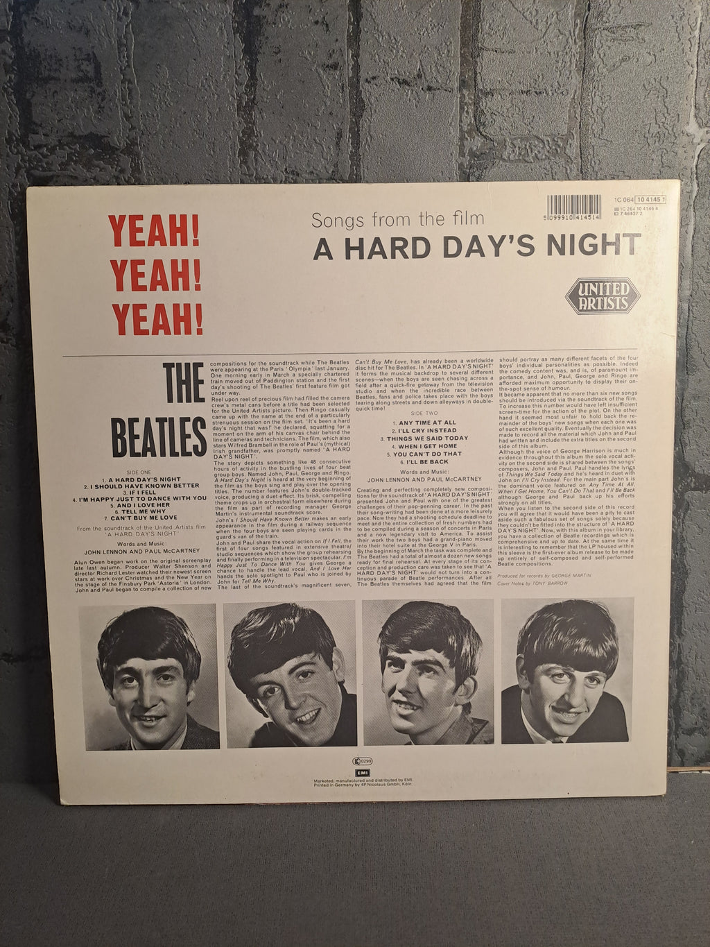The Beatles A Hard Days Night 1964