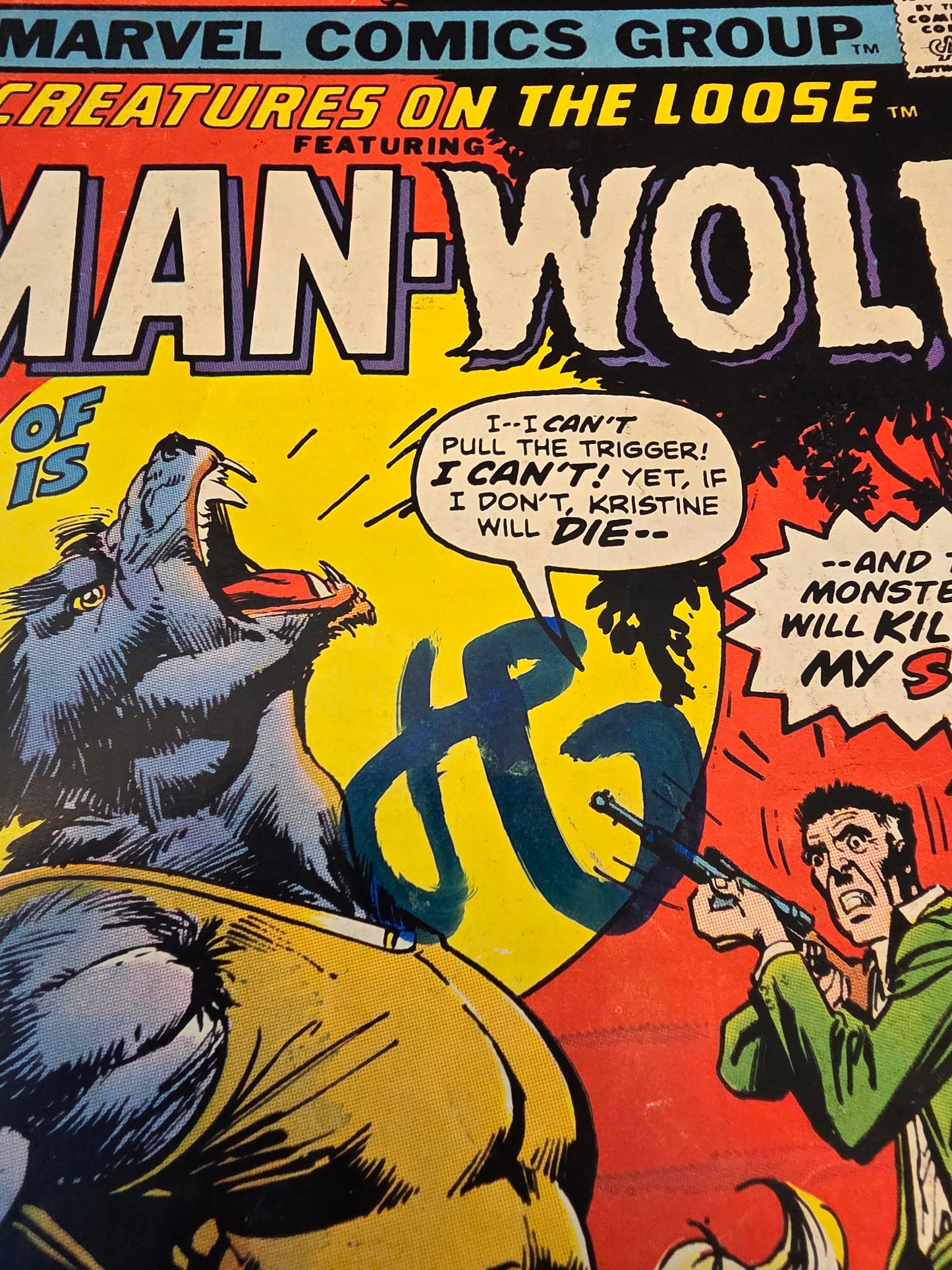 Marvel Man Wolf #33 Jan 1975
