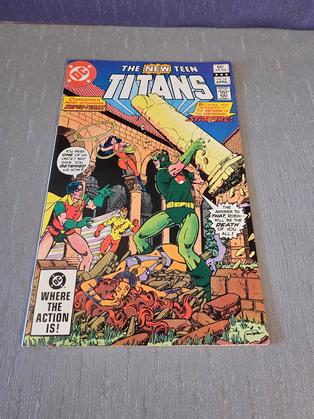 DC The New Teen Titans #18 April 1982