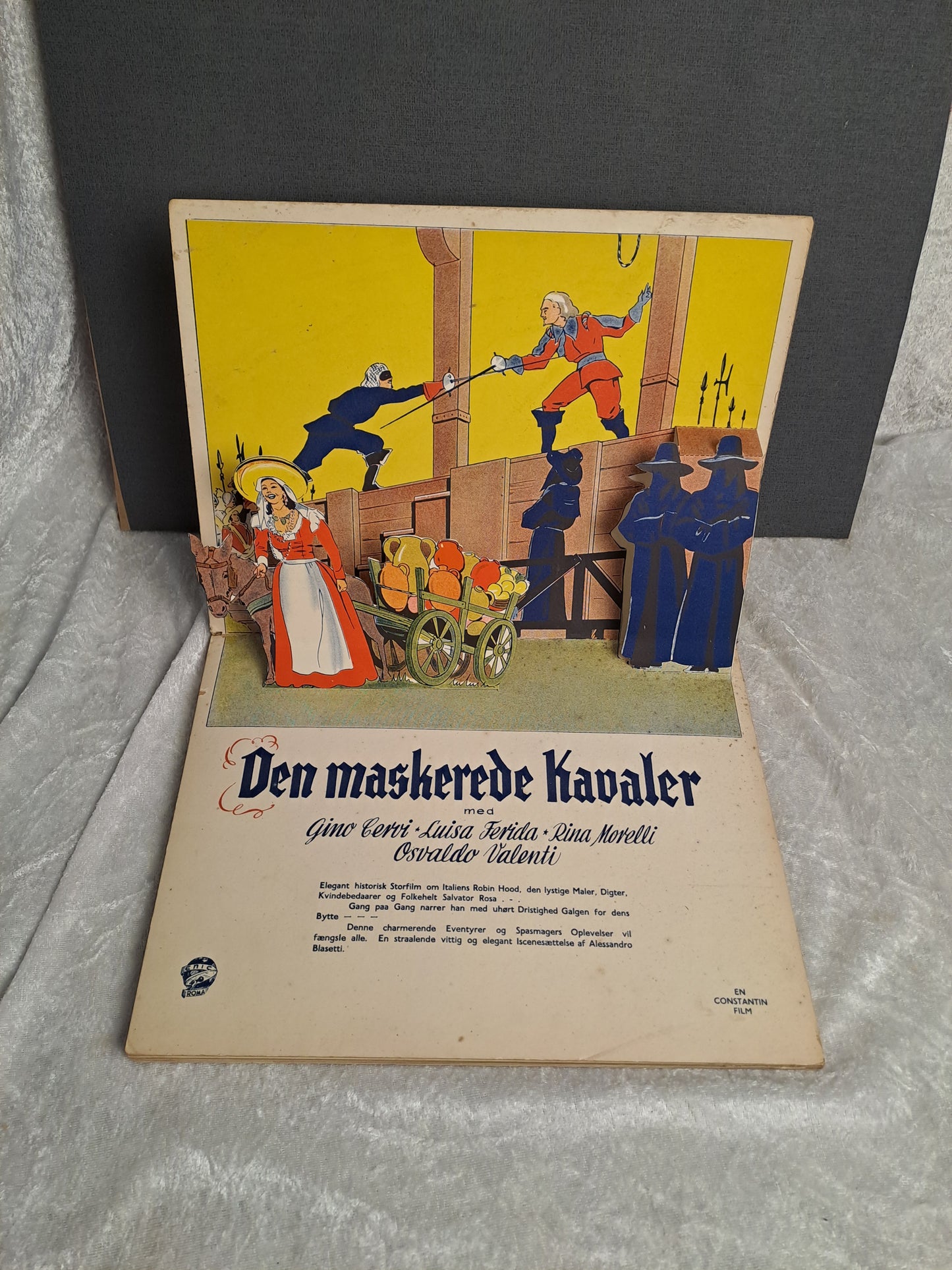 Vintage Film Præsentations 3D Bog 1950'erne