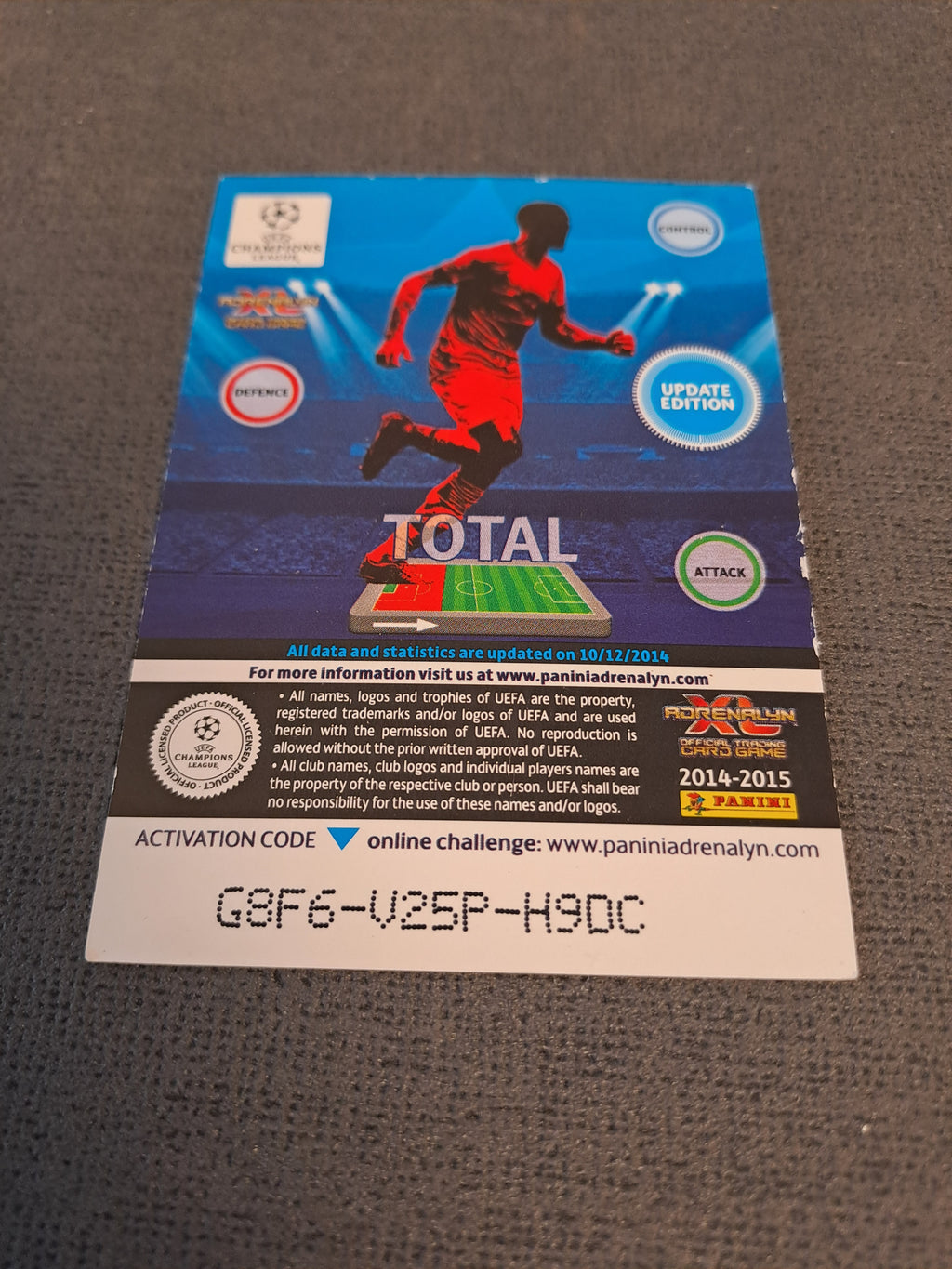 Panini 2014 Daniel Alvez