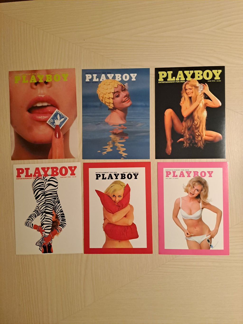 Playboy Magazine Postcards