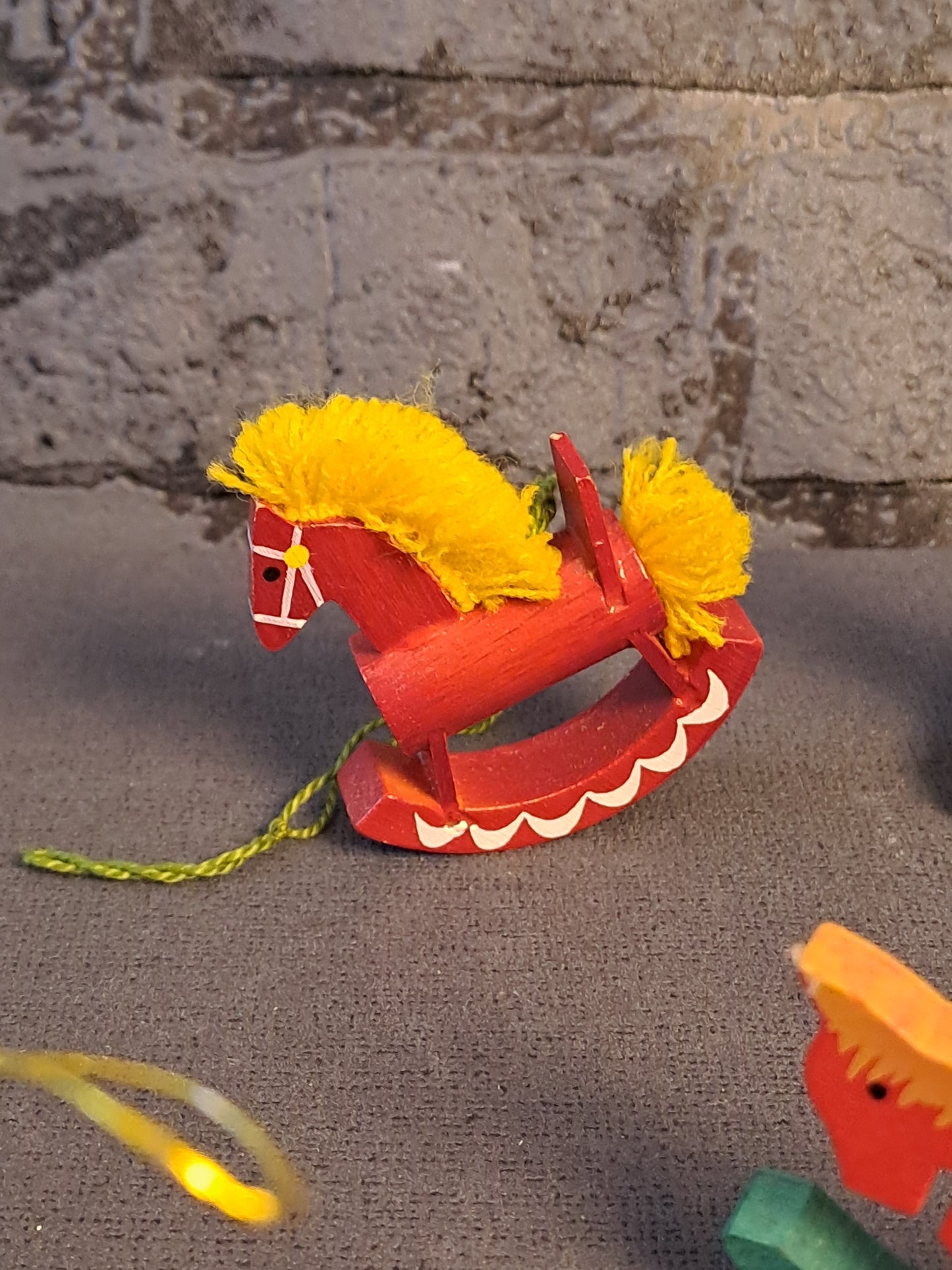 Vintage Julophæng i Træ