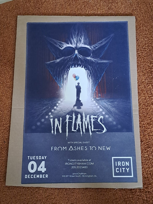 In Flames Concert Poster / In Flames Koncert Plakat