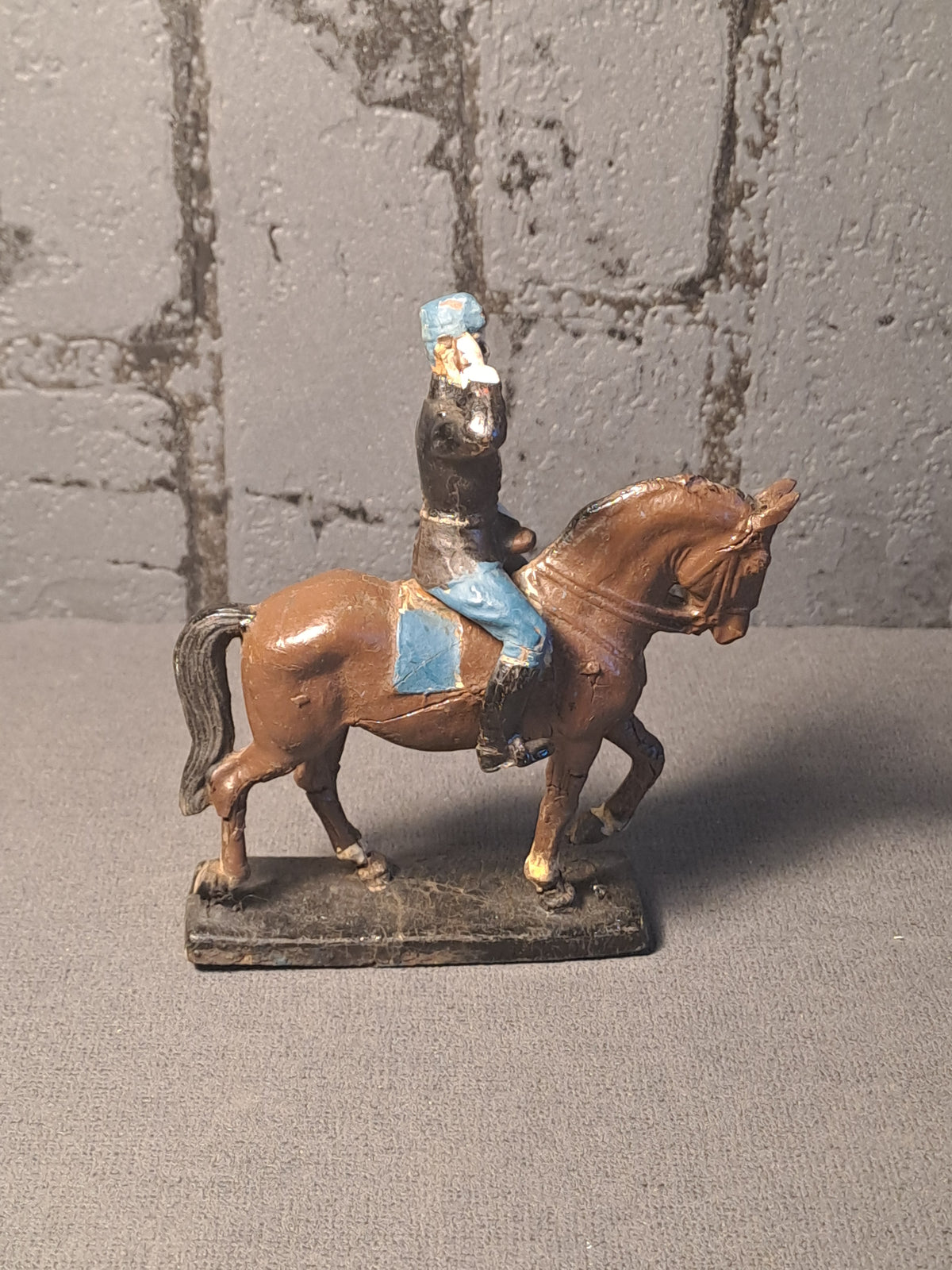 Lineol The Danish King Christian 10. on Horse / Lineol Chr. X på Hest