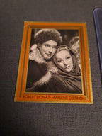 1930s Marlene Dietrich with Robert Donat cigarette card
