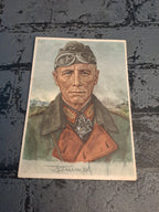 WW2 Postcard General Field Marshal Rommel