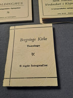 Vintage Fotohæfter fra Danske Lokaliteter