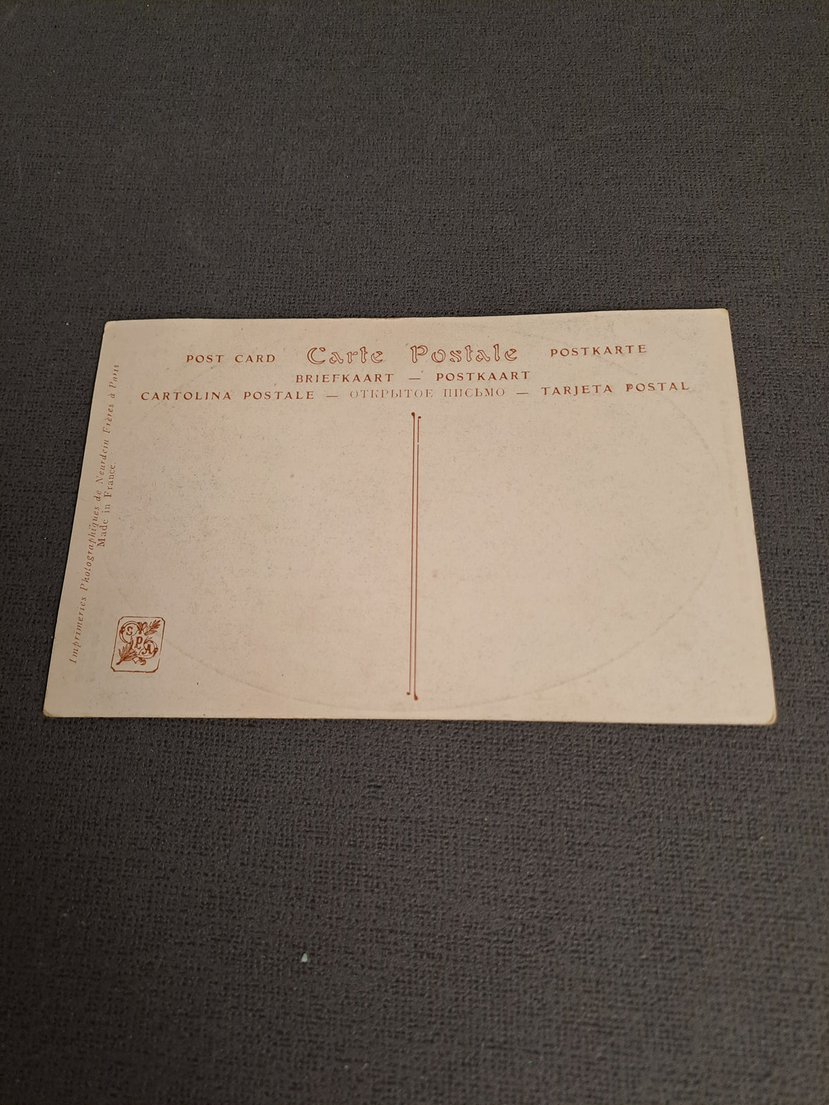 Antique French Postcard 1910-1920 m / Antik Fransk Postkort 1910-1920