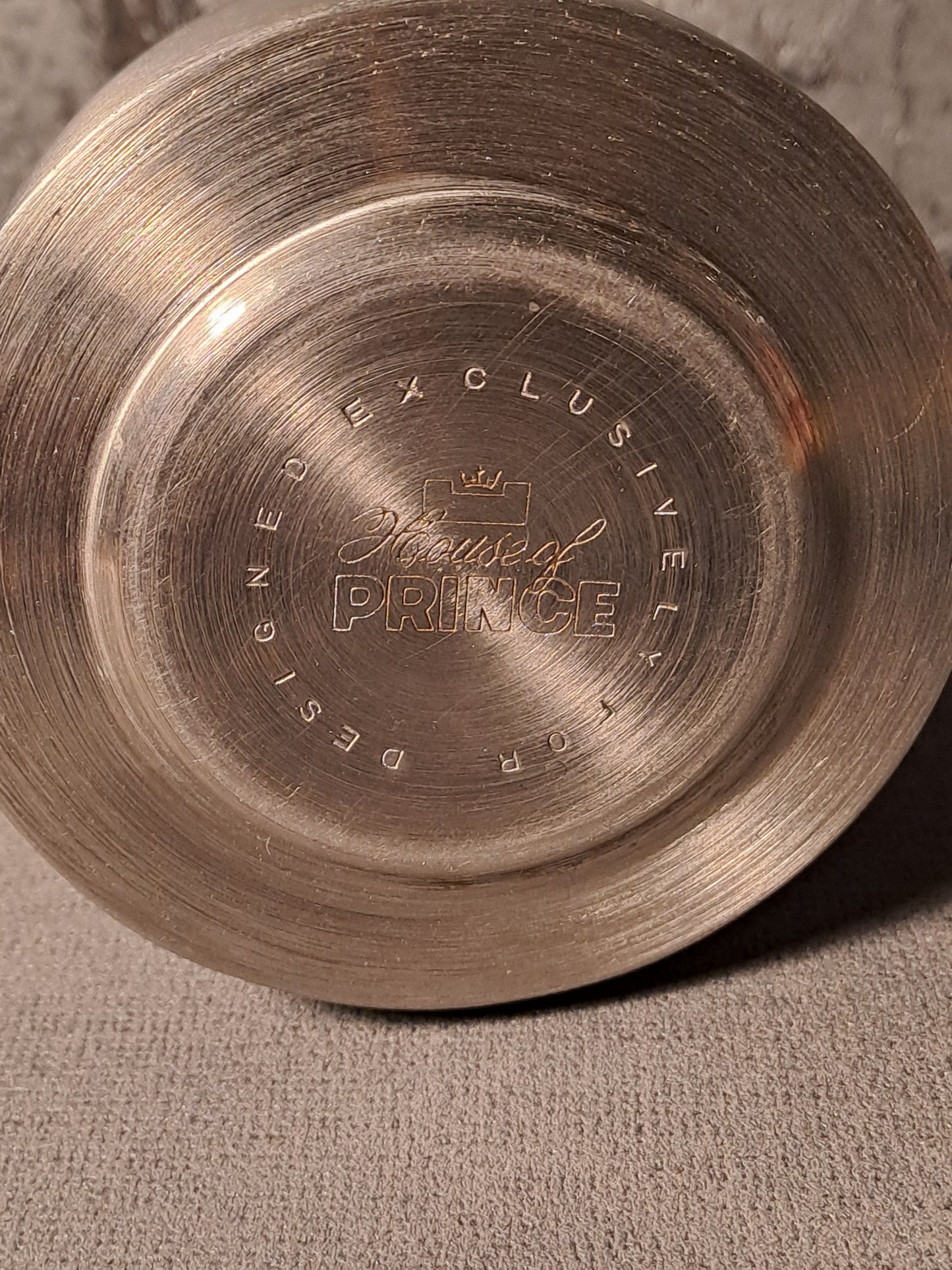 House of Prince Vintage Advertising Ashtray Denmark 1990's / House of Prince Vintage Reklame Askebæger Danmark 1990'erne