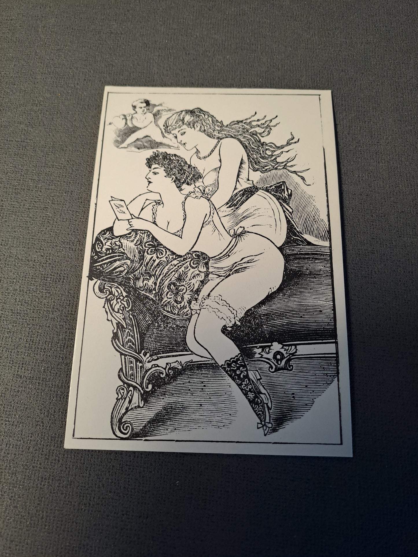 Erotic Postcard Denmark 1960's / Erotisk Postkort Danmark 1960'erne